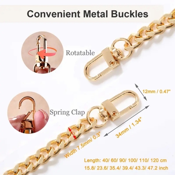 Silver Clutch Replacement Chain - Picture 2 of 3